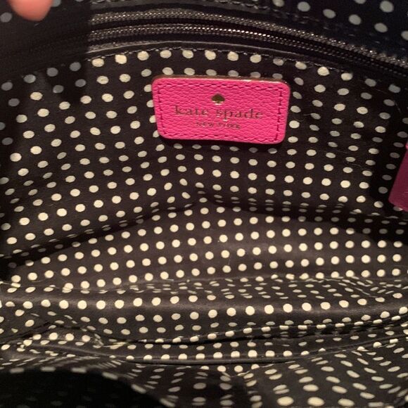 Kate Spade Celina Ave Magenta Bow Leather Crossbody - Picture 2 of 6